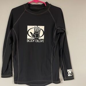 Black Body Glove swim shirt, 6, UVP 50 Sun Guard, long sleeve, Boy or Girl